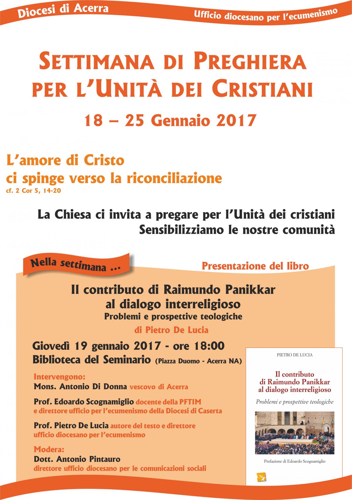 Settimana Di Preghiere Per L Unità Dei Cristiani Settimana di preghiera per l’unità dei cristiani – Diocesi di Acerra